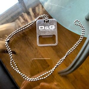 D&G bottle opener necklace